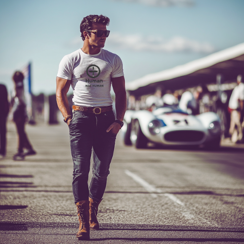 Not Human's *Special Edition - Fitted Unisex Jersey Short Sleeve Tee