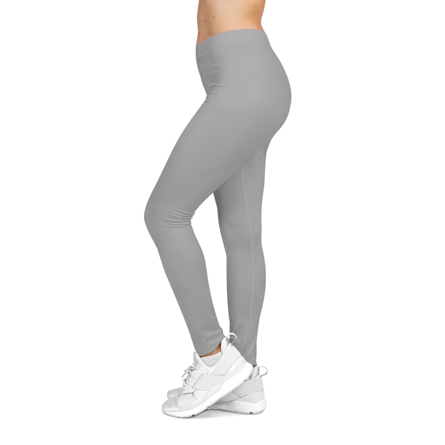 Light Grey Nothmn, Stylish Women's Casual Leggings