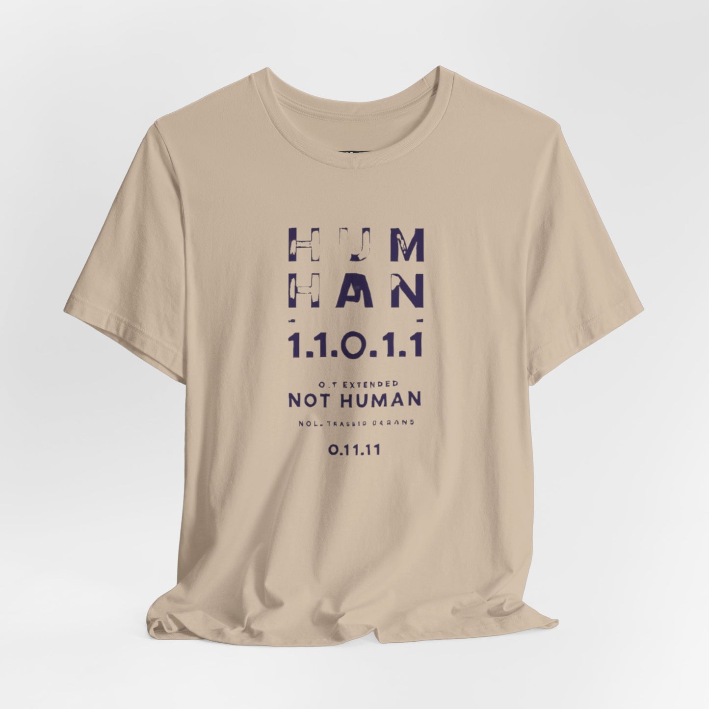 Human 1.1.0 - Fitted Unisex Jersey Short Sleeve Tee