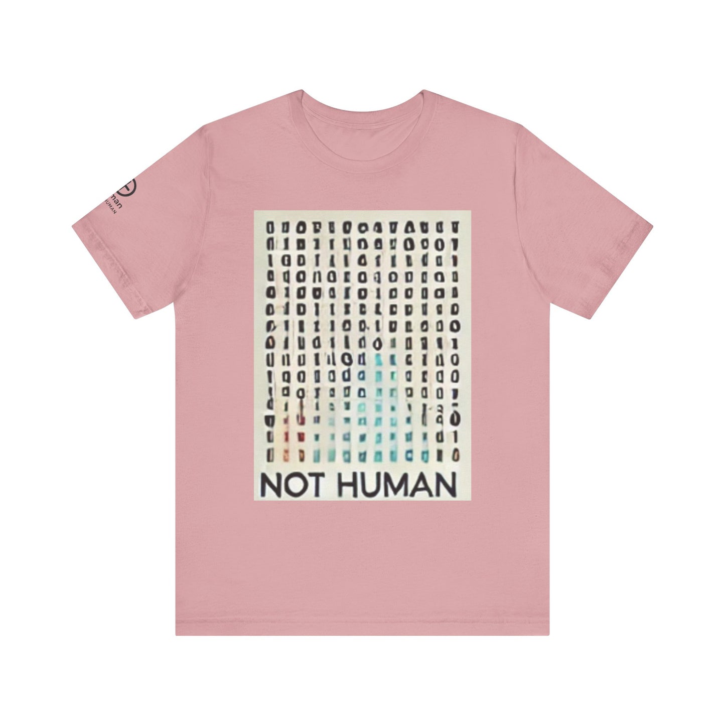 Not Human's Fitted Unisex Jersey Short Sleeve Tee