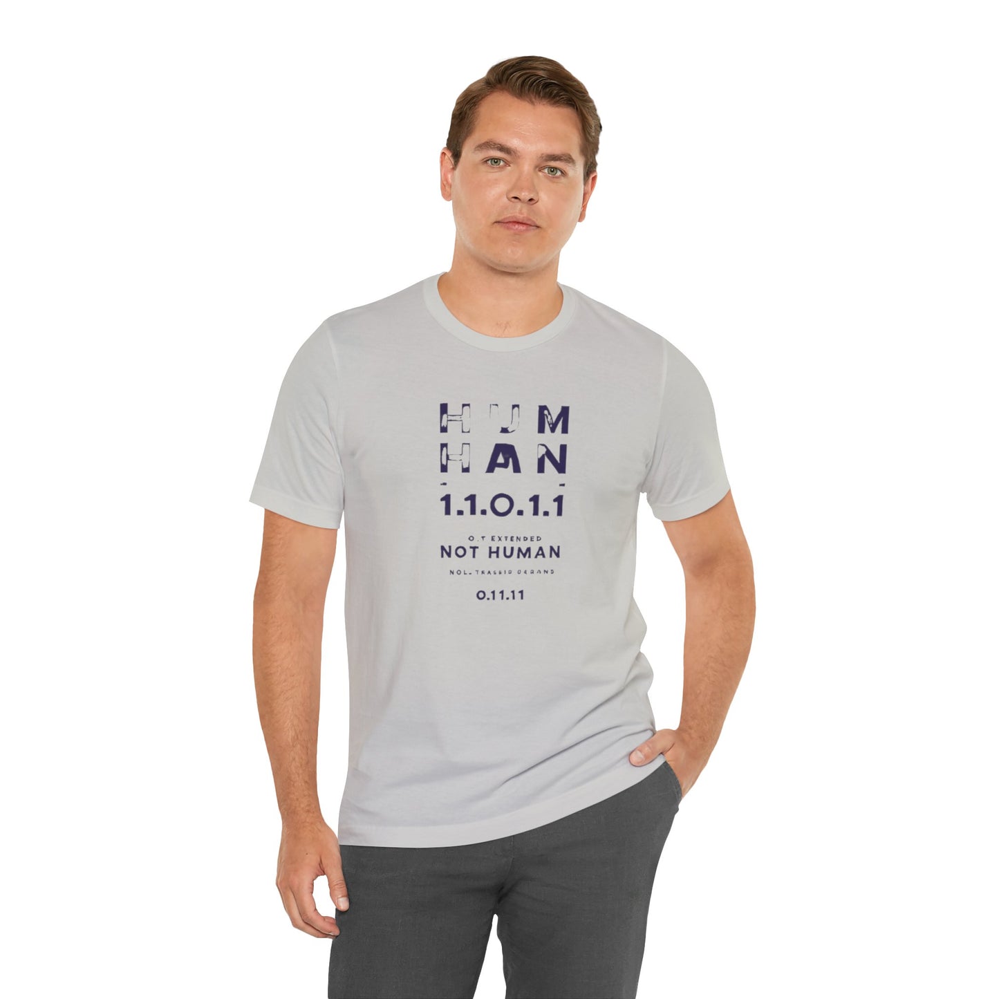 Human 1.1.0 - Fitted Unisex Jersey Short Sleeve Tee