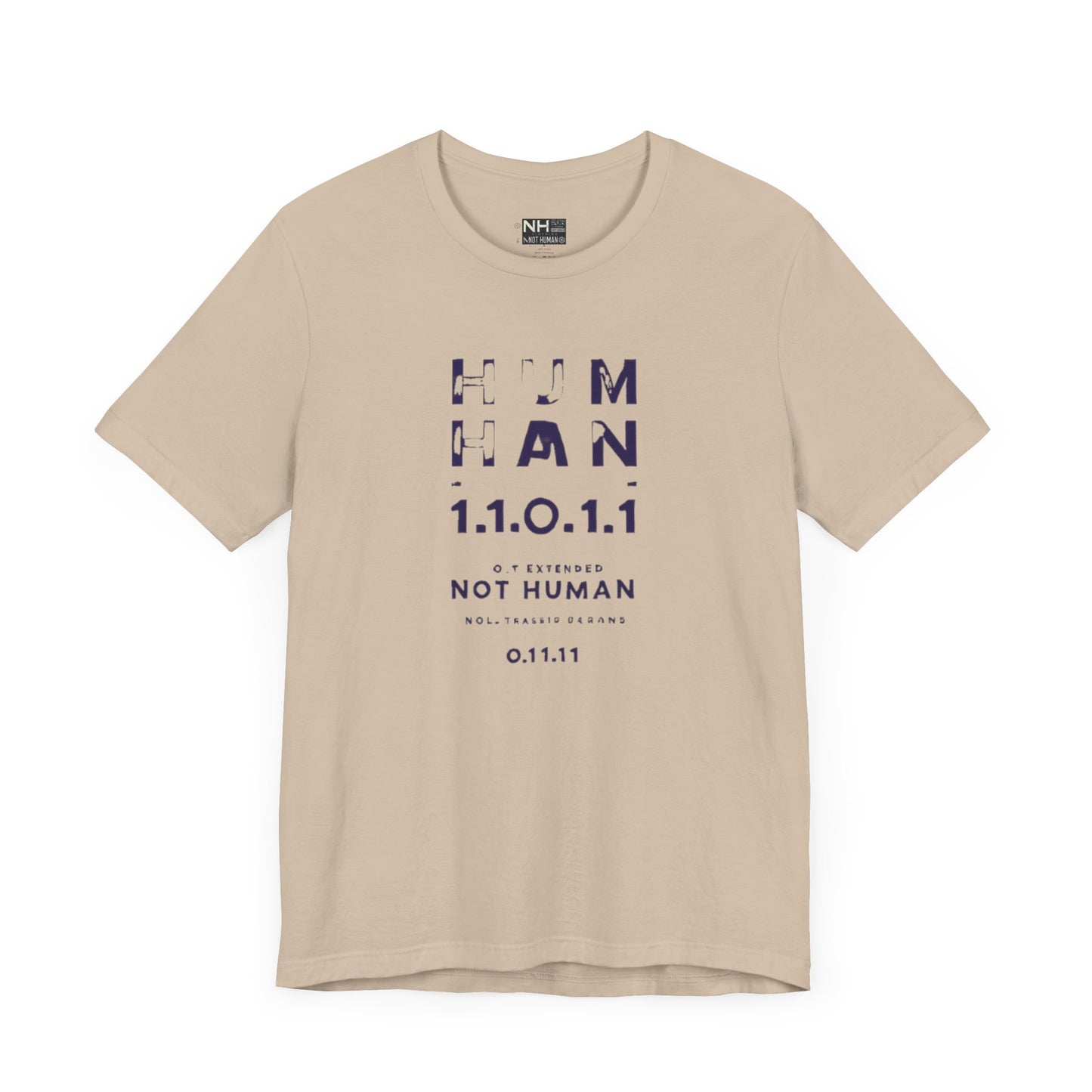 Human 1.1.0 - Fitted Unisex Jersey Short Sleeve Tee