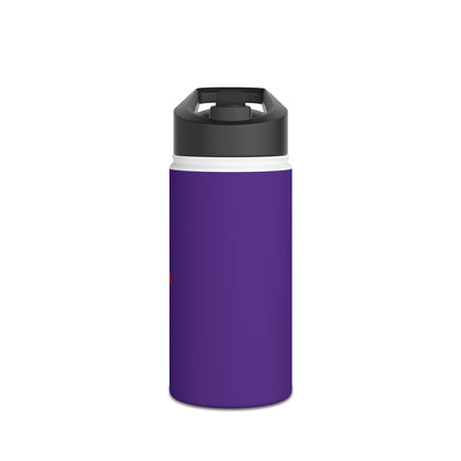 Purple Sleek Stainless Steel Water Bottle, Insulated Drinkware, Travel Mug, Outdoor Sports Bottle, Eco-Friendly Hydration