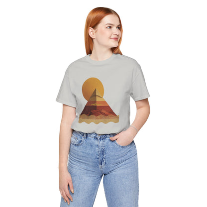 Pyramid Awakening - Fitted Unisex Jersey Short Sleeve Tee