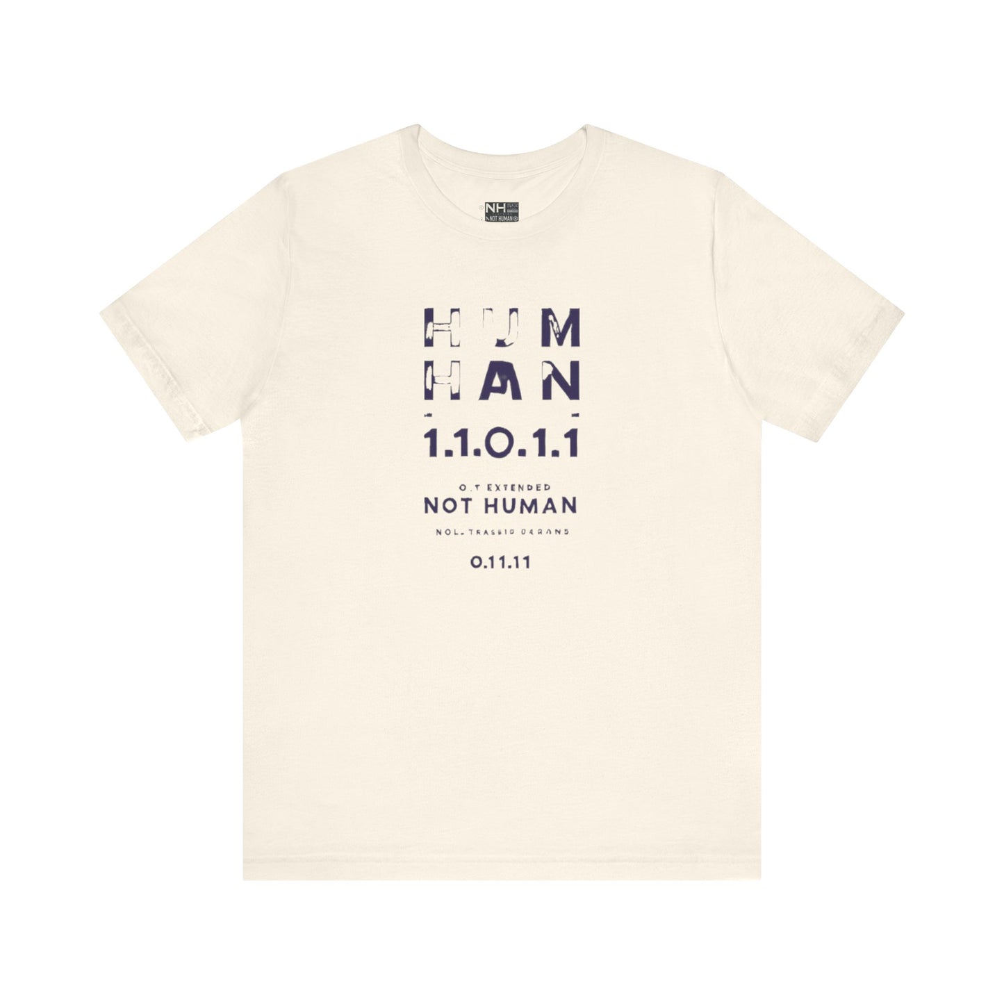 Human 1.1.0 - Fitted Unisex Jersey Short Sleeve Tee