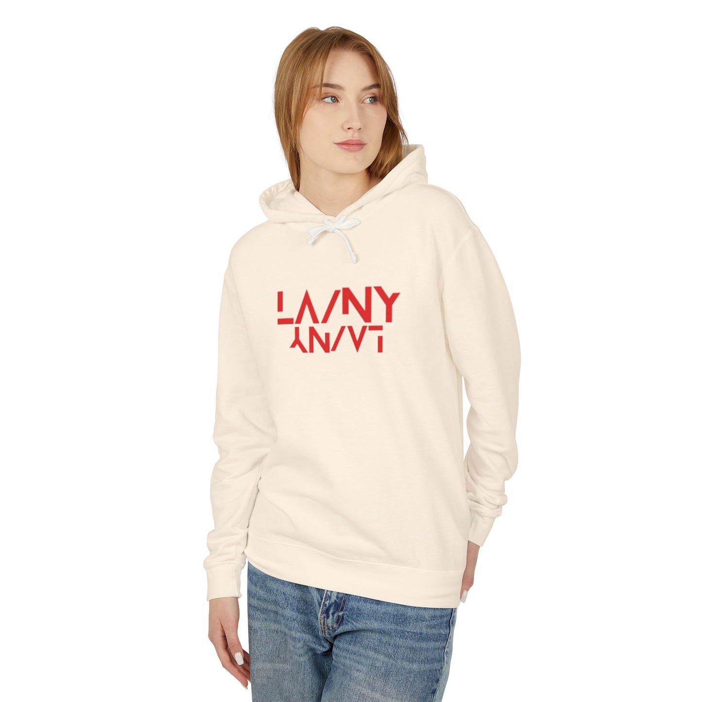 LA/NY - Unisex Lightweight Hooded Sweatshirt