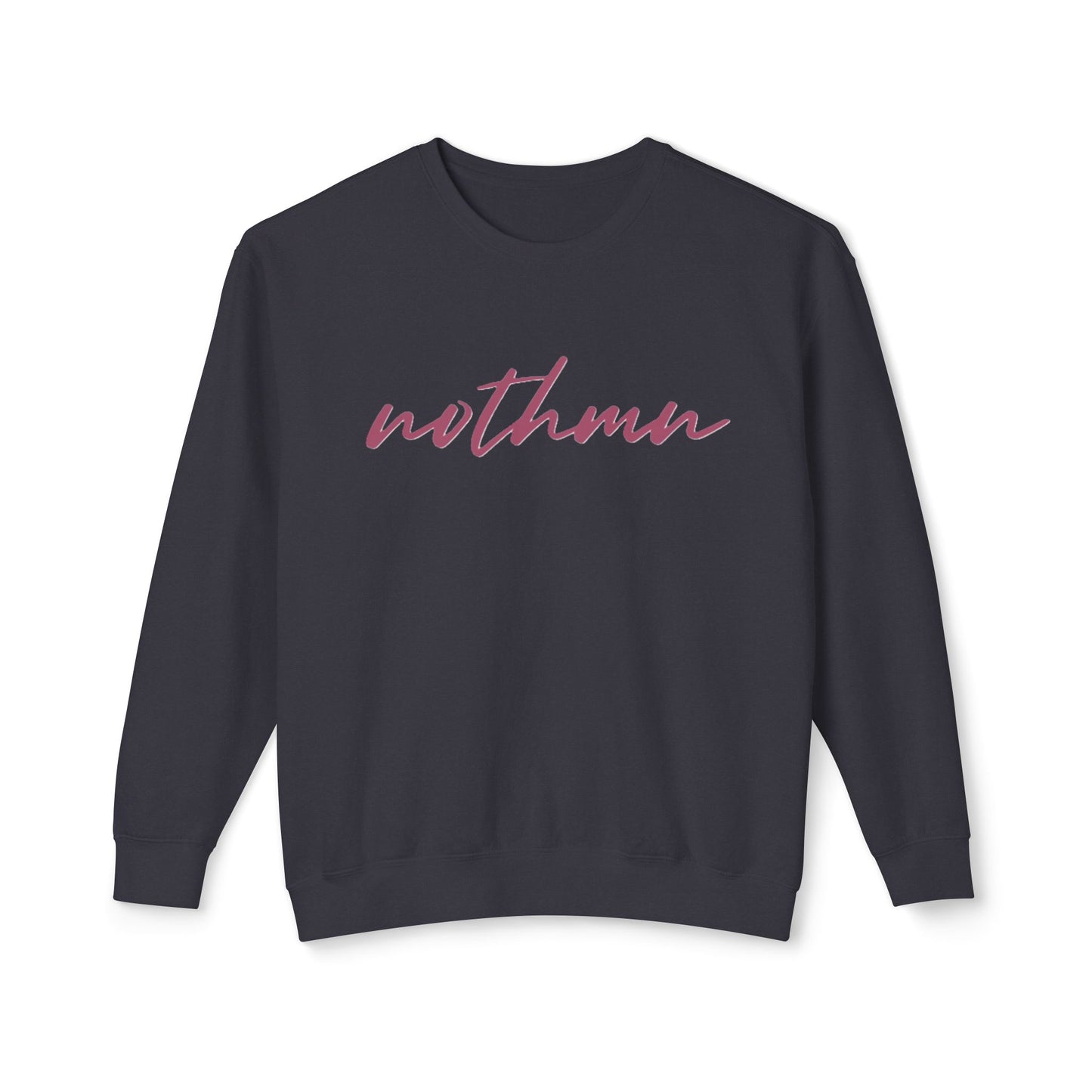 Minimalist 'nothmn' Unisex Lightweight Crewneck Sweatshirt