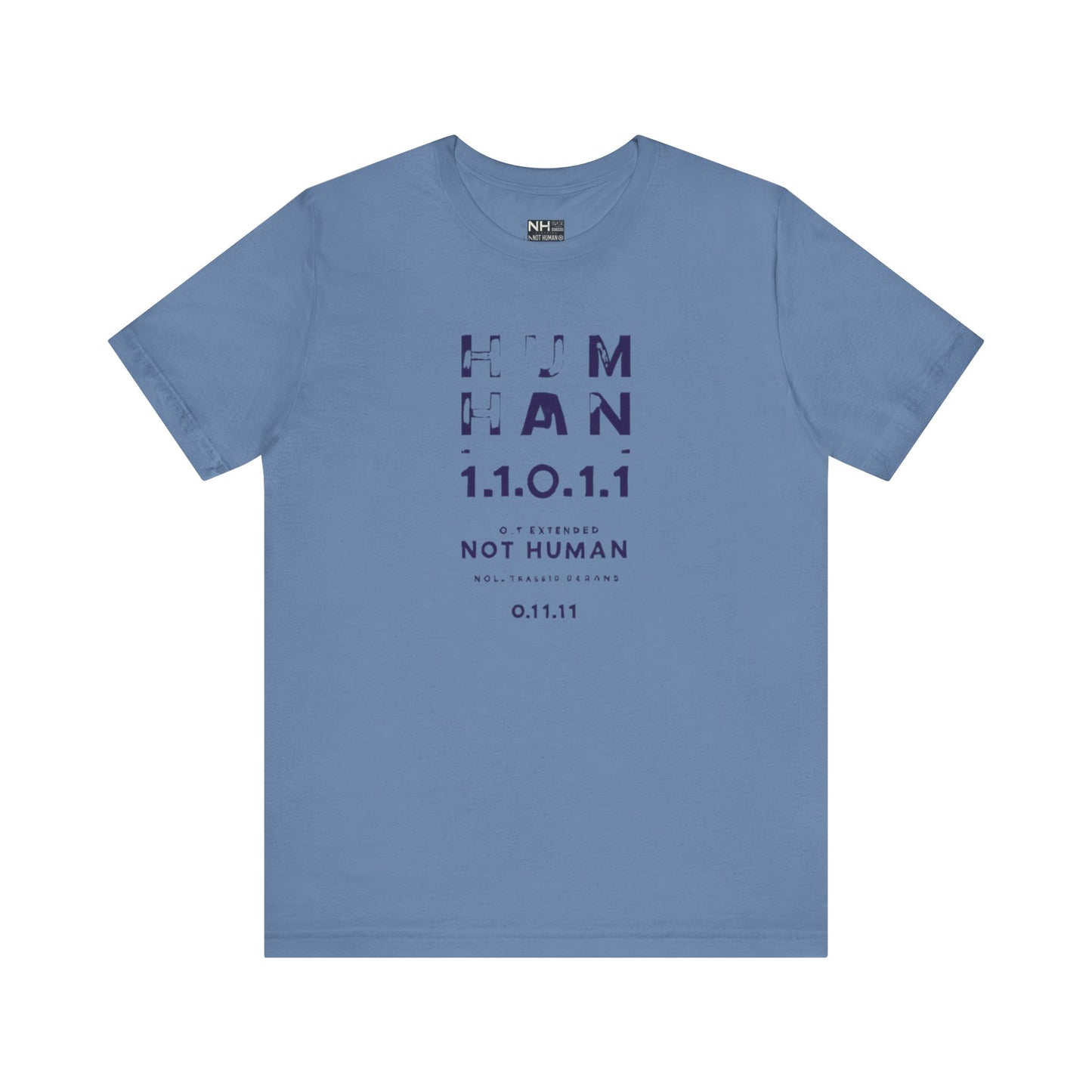 Human 1.1.0 - Fitted Unisex Jersey Short Sleeve Tee