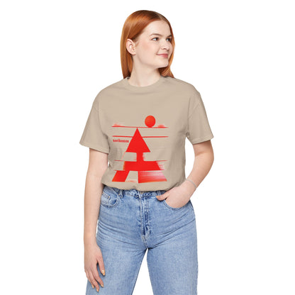 Desert Pyramid Tee - Fitted Unisex Jersey Short Sleeve Tee