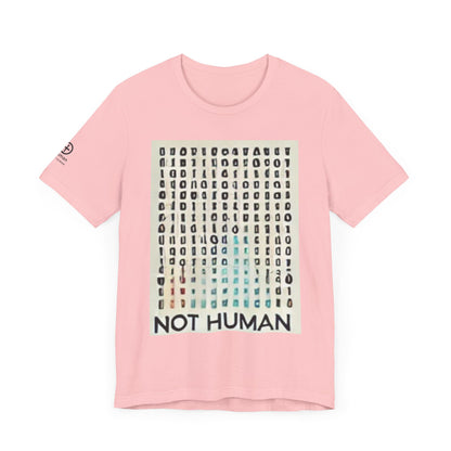 Not Human's Fitted Unisex Jersey Short Sleeve Tee