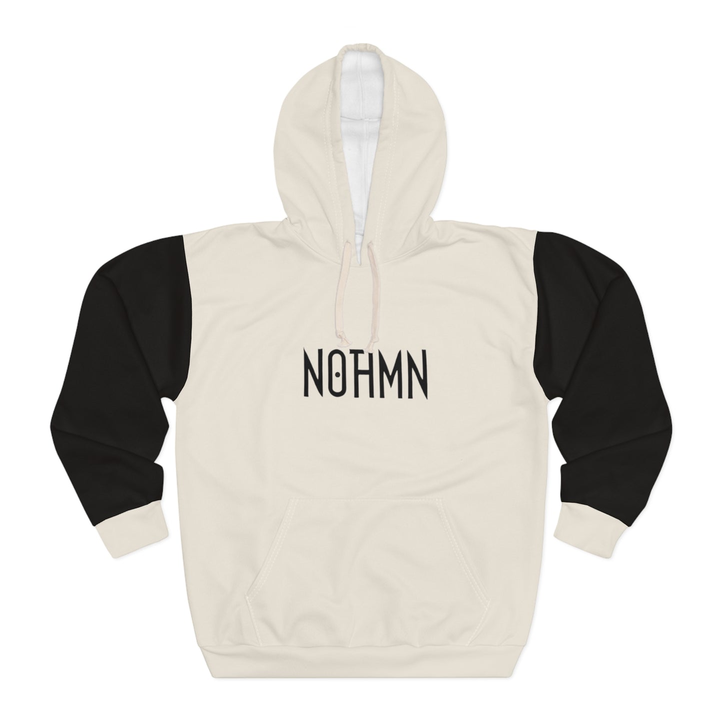 Minimalist Vintage Blk/Wht Unisex Pullover Hoodie