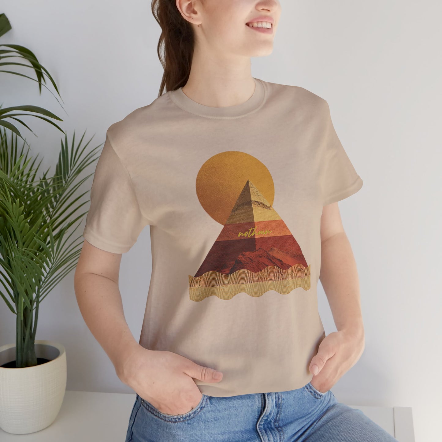 Pyramid Awakening - Fitted Unisex Jersey Short Sleeve Tee