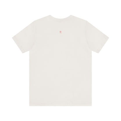 Flamingos in Paradise - Fitted Unisex Jersey Short Sleeve Tee