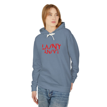 LA/NY - Unisex Lightweight Hooded Sweatshirt