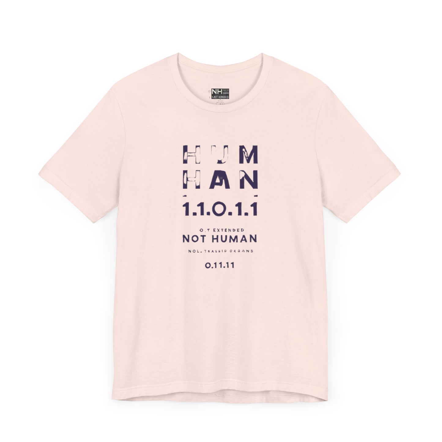 Human 1.1.0 - Fitted Unisex Jersey Short Sleeve Tee