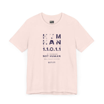 Human 1.1.0 - Fitted Unisex Jersey Short Sleeve Tee