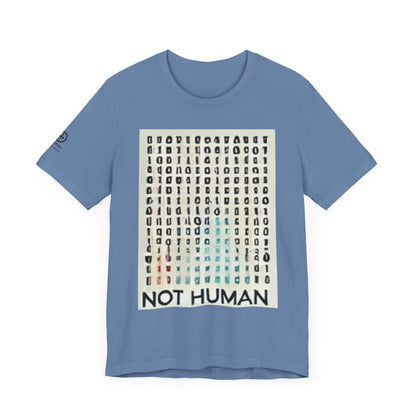 Not Human's Fitted Unisex Jersey Short Sleeve Tee