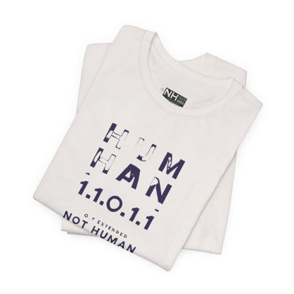 Human 1.1.0 - Fitted Unisex Jersey Short Sleeve Tee