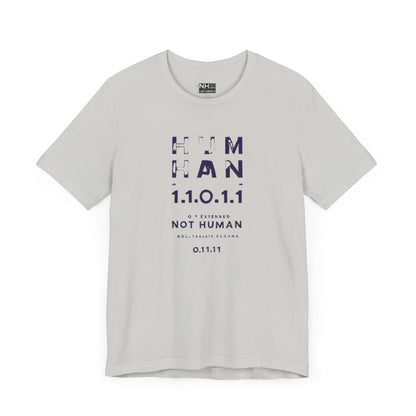 Human 1.1.0 - Fitted Unisex Jersey Short Sleeve Tee