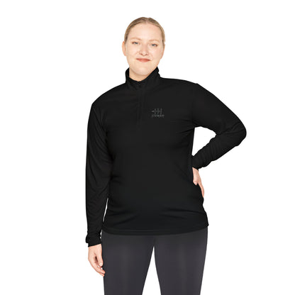 Not Human - Unisex Quarter-Zip Duality Pullover