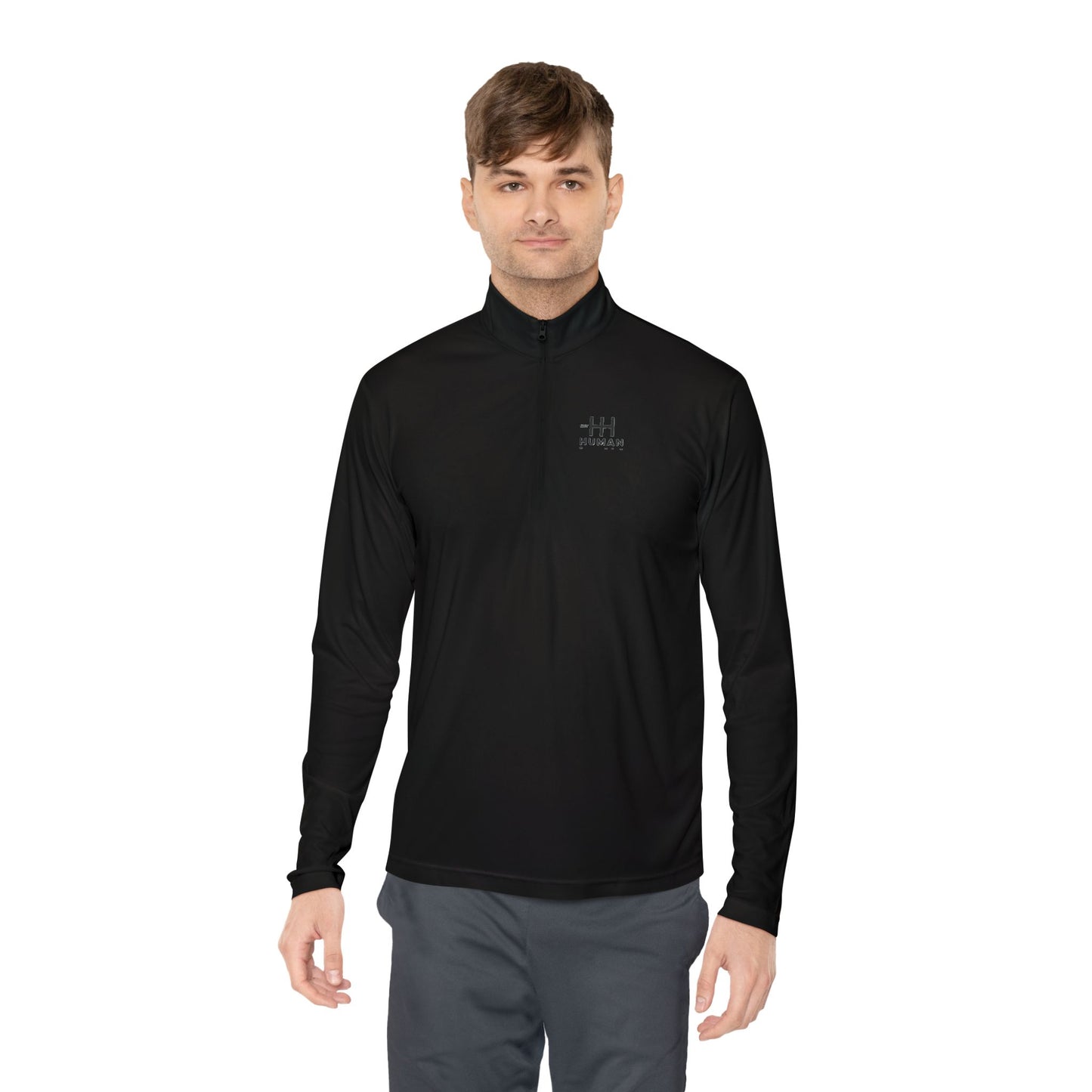 Not Human - Unisex Quarter-Zip Duality Pullover