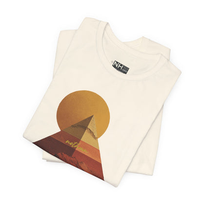 Pyramid Awakening - Fitted Unisex Jersey Short Sleeve Tee