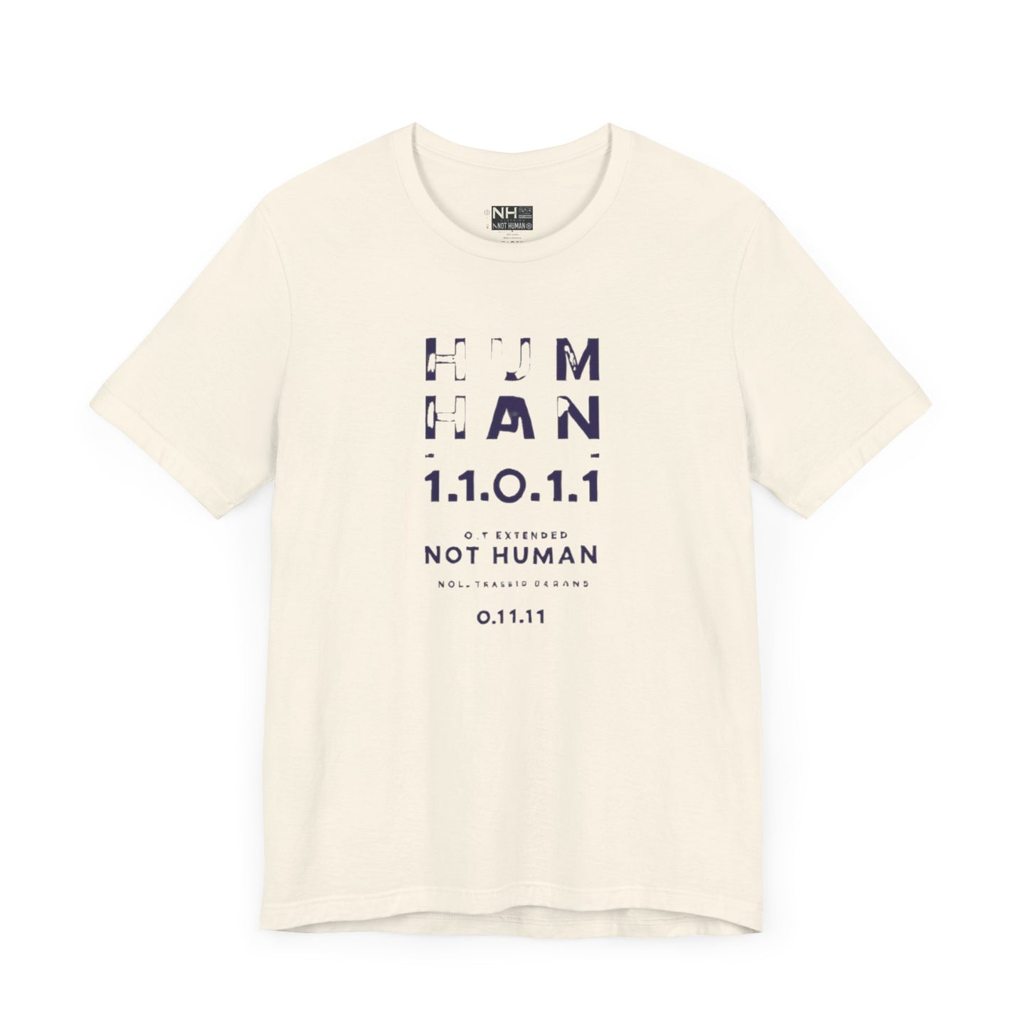Human 1.1.0 - Fitted Unisex Jersey Short Sleeve Tee