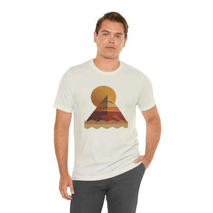 Pyramid Awakening - Fitted Unisex Jersey Short Sleeve Tee