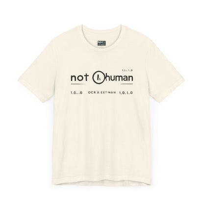 Not Human OGT - Fitted Unisex Jersey Short Sleeve