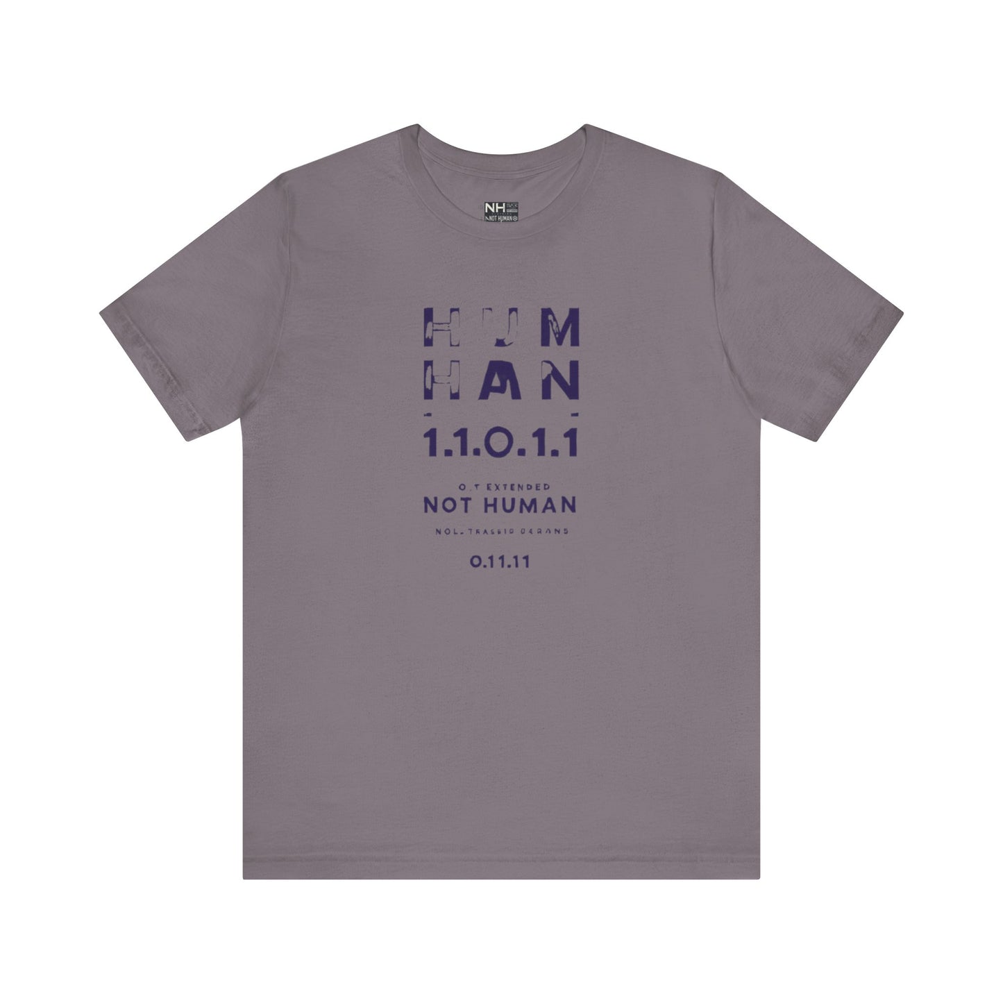 Human 1.1.0 - Fitted Unisex Jersey Short Sleeve Tee