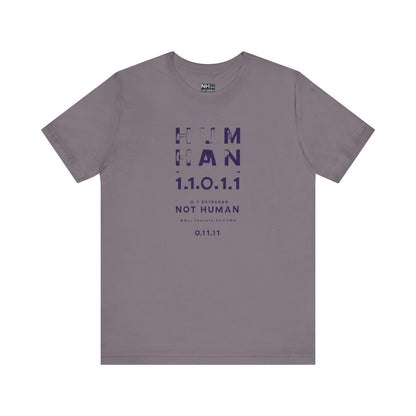 Human 1.1.0 - Fitted Unisex Jersey Short Sleeve Tee