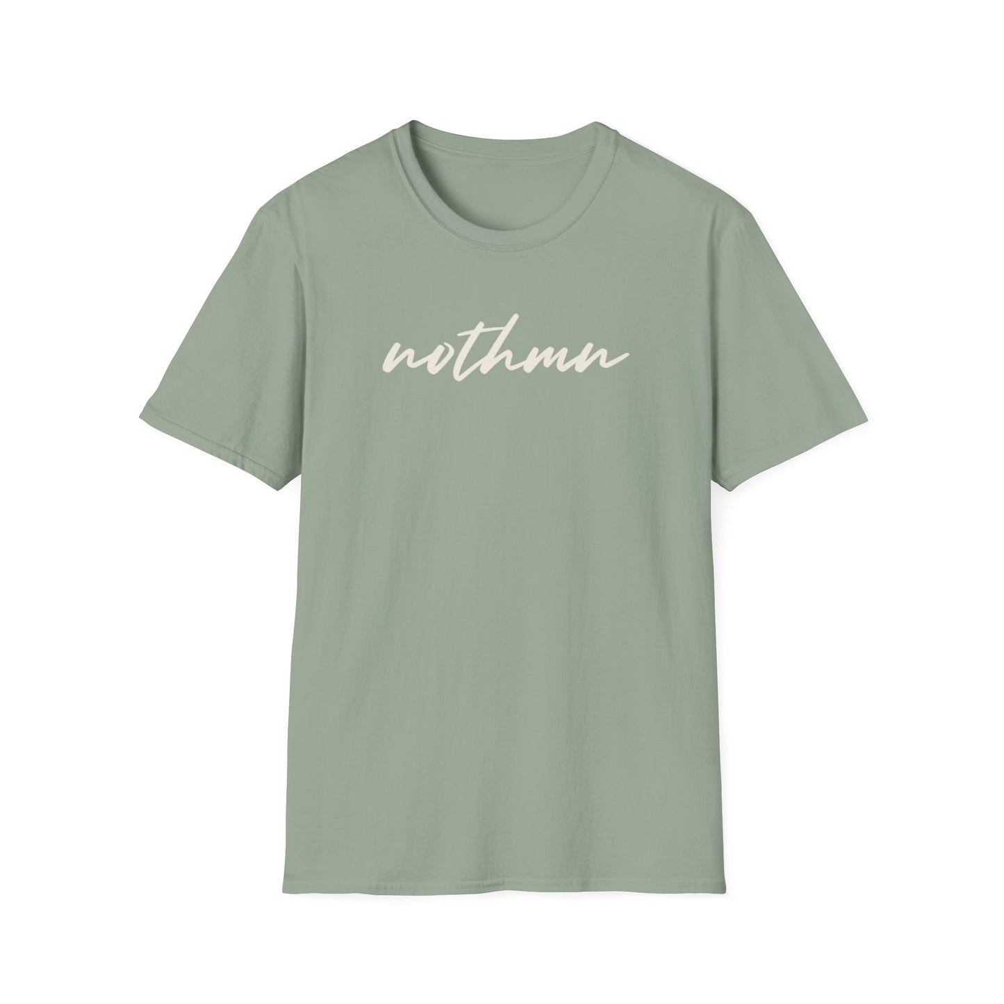 Trendy Unisex Softstyle T-Shirt - 'nothmn' Motivational Tee