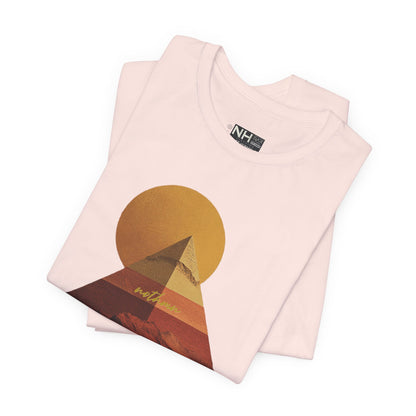 Pyramid Awakening - Fitted Unisex Jersey Short Sleeve Tee