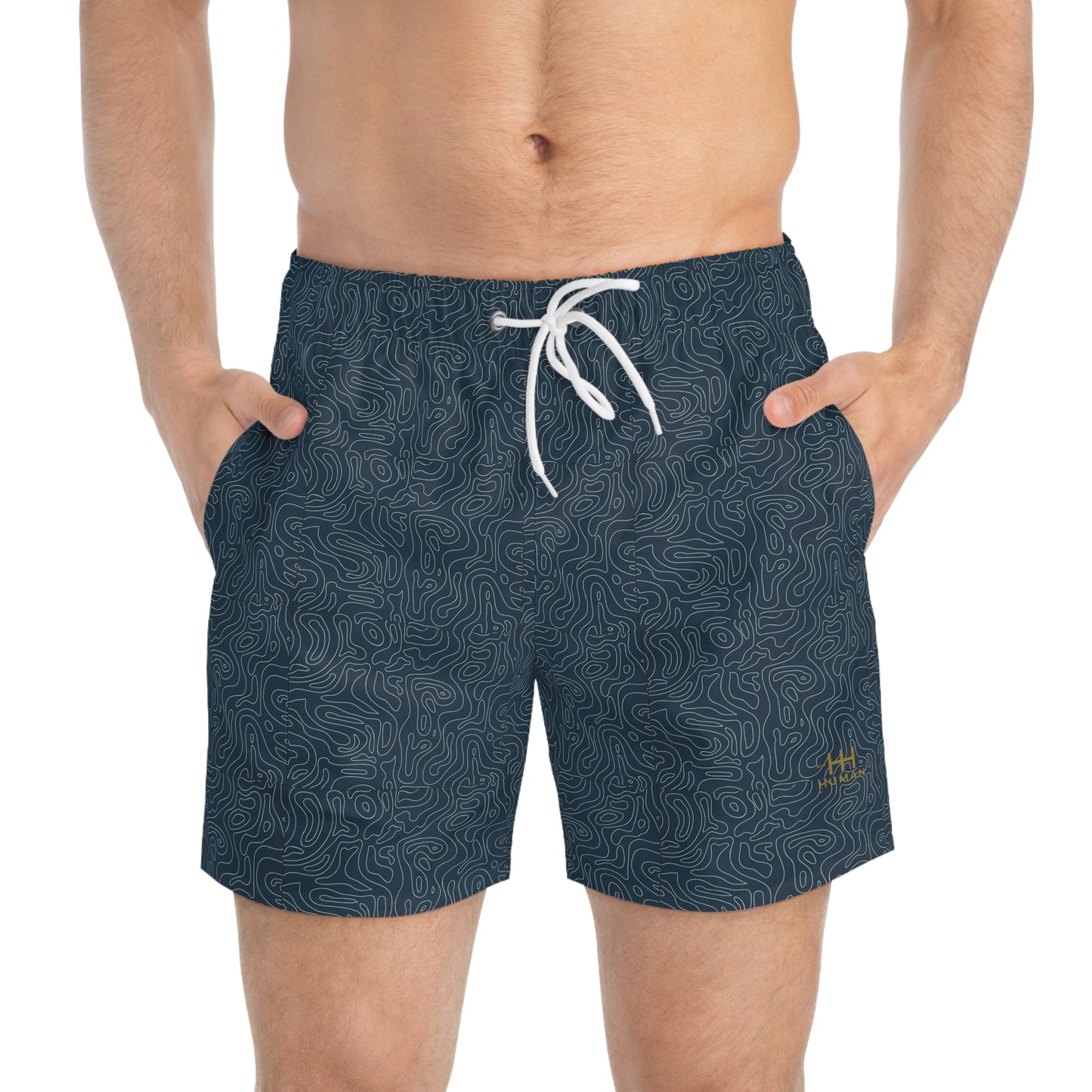 NH's Blue Sea Swim Trunks