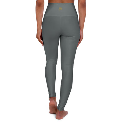 NH's High Waisted Yoga Leggings - Dark Grey