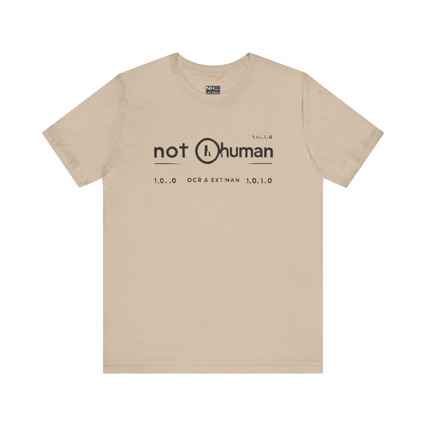 Not Human OGT - Fitted Unisex Jersey Short Sleeve
