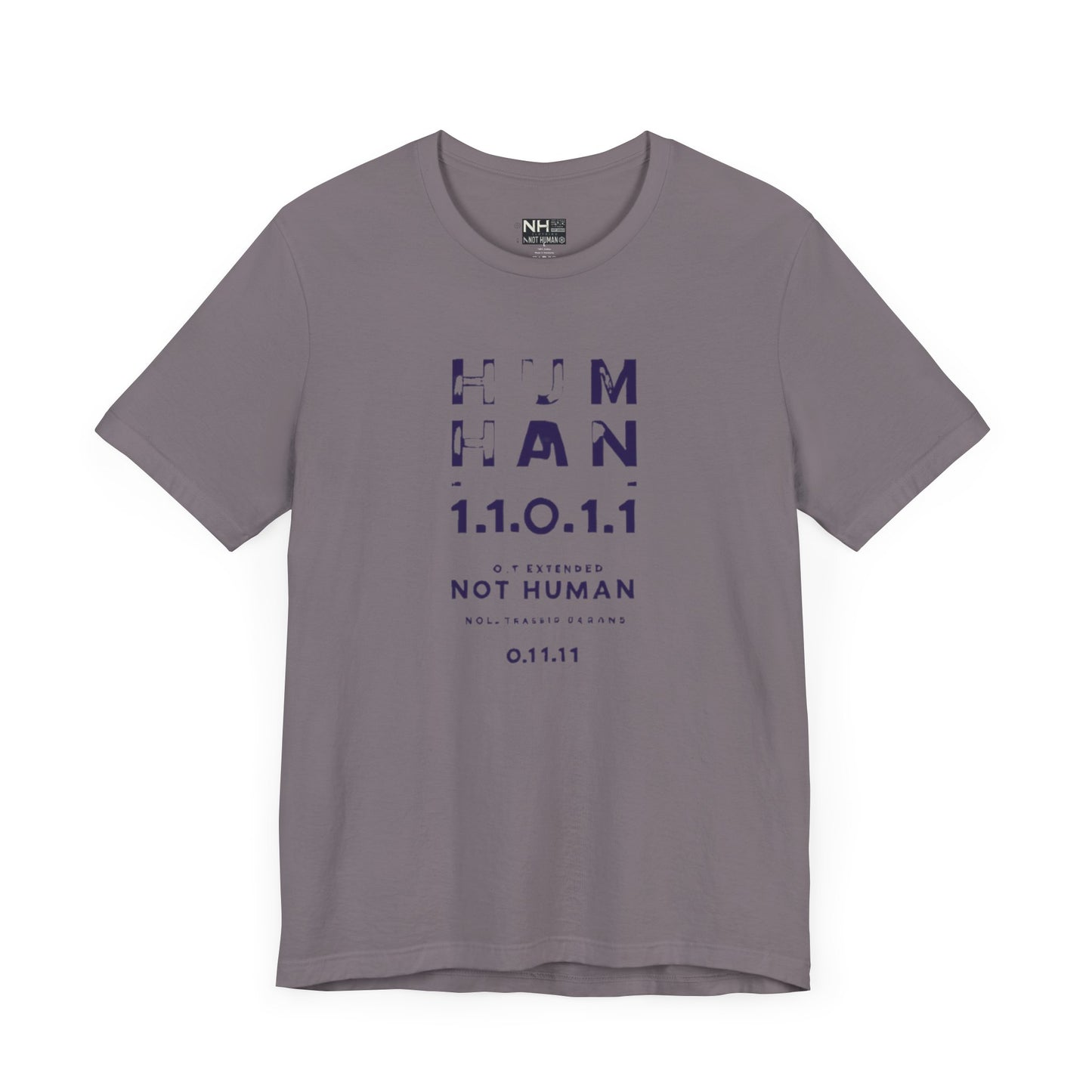Human 1.1.0 - Fitted Unisex Jersey Short Sleeve Tee