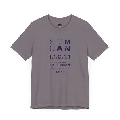 Human 1.1.0 - Fitted Unisex Jersey Short Sleeve Tee