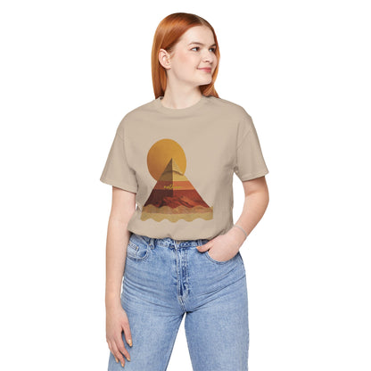 Pyramid Awakening - Fitted Unisex Jersey Short Sleeve Tee