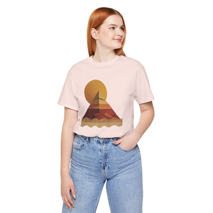 Pyramid Awakening - Fitted Unisex Jersey Short Sleeve Tee