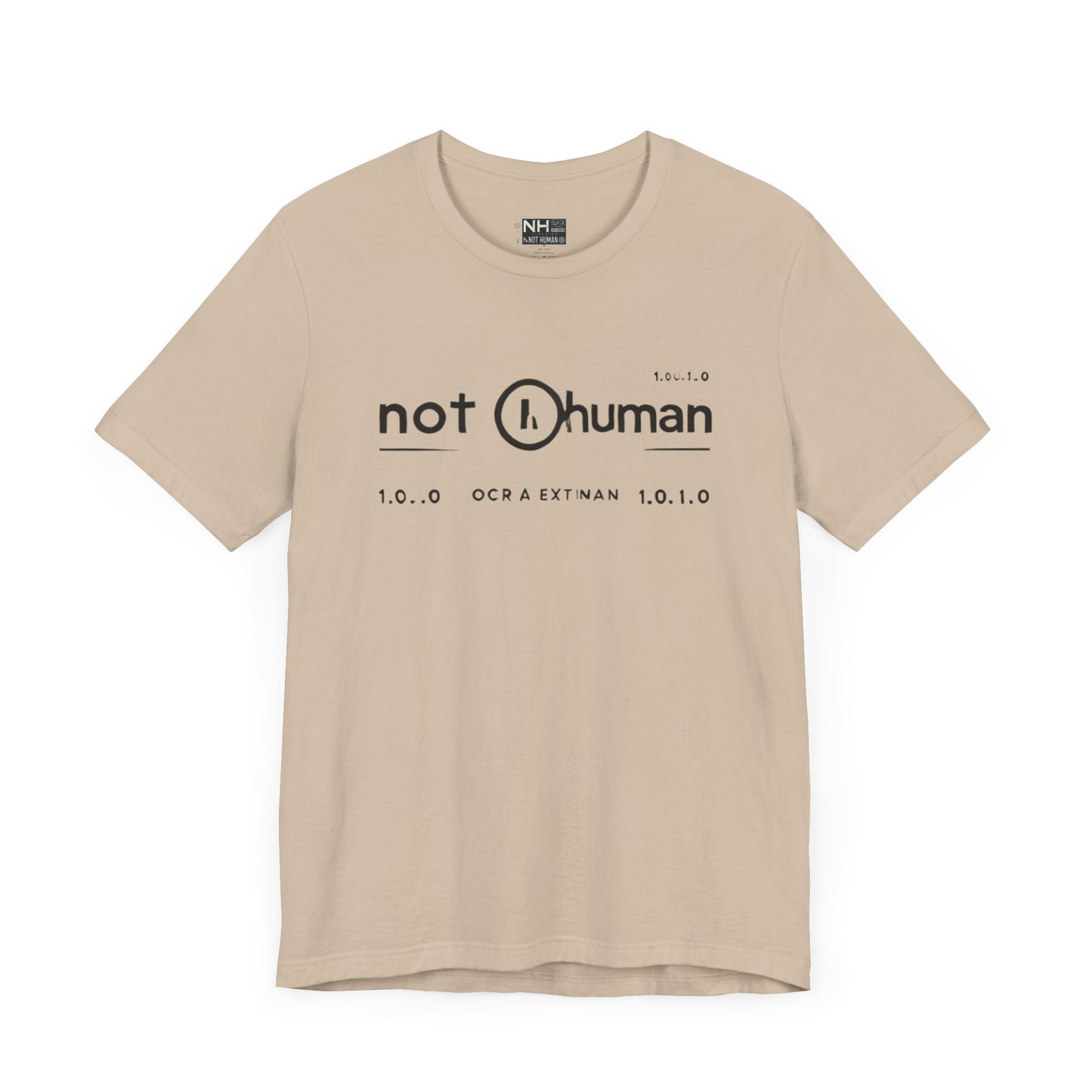 Not Human OGT - Fitted Unisex Jersey Short Sleeve
