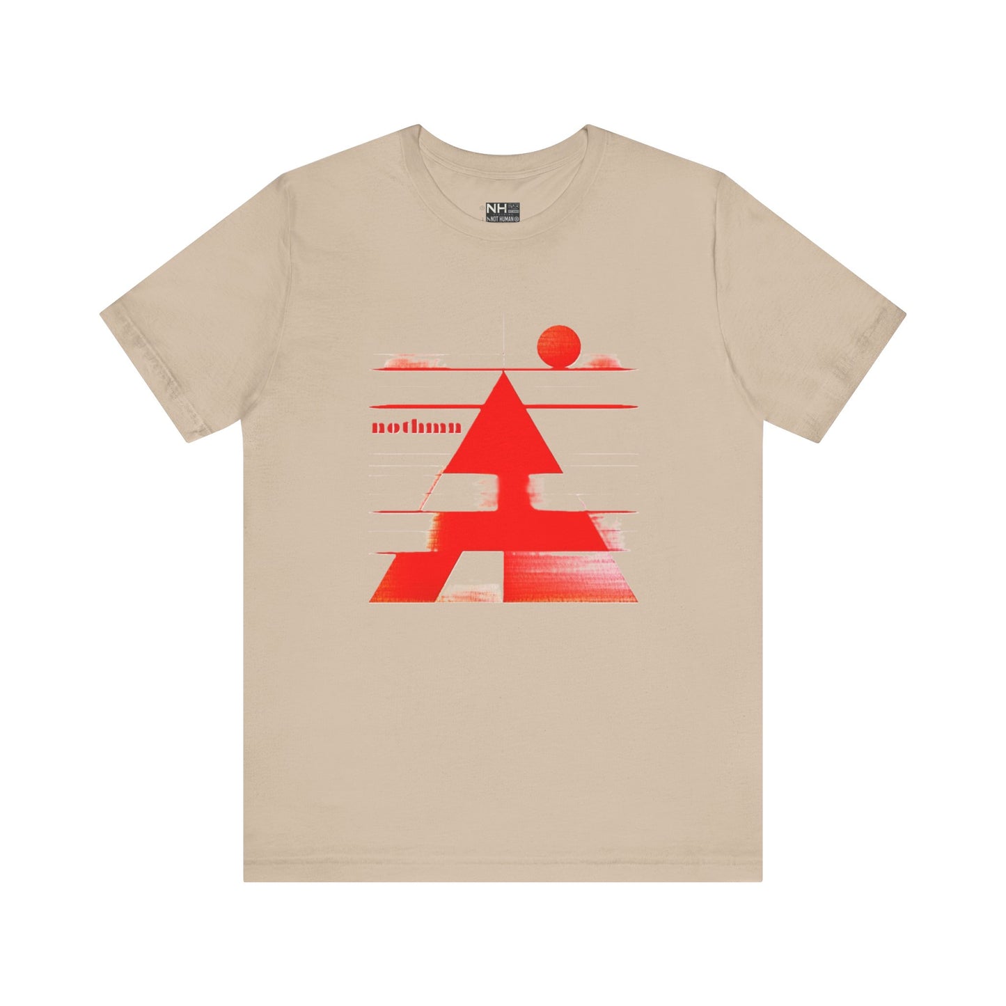 Desert Pyramid Tee - Fitted Unisex Jersey Short Sleeve Tee