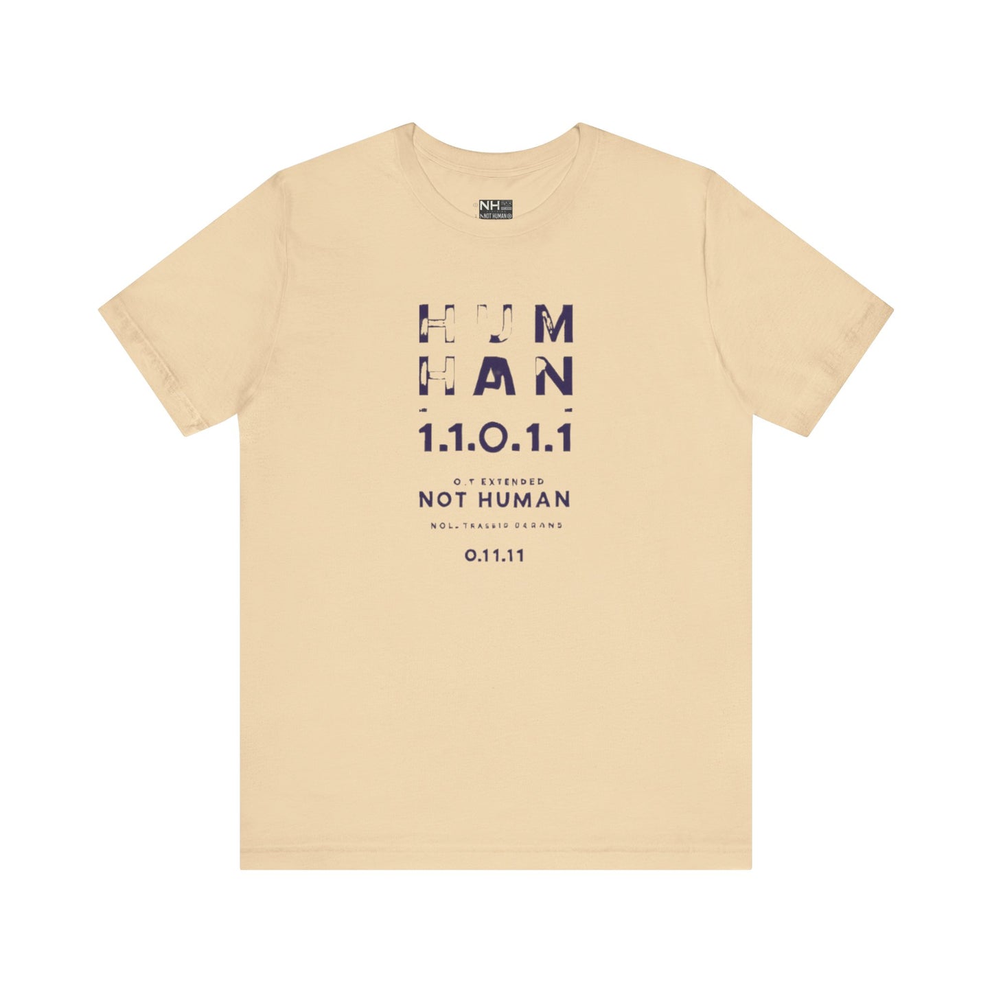 Human 1.1.0 - Fitted Unisex Jersey Short Sleeve Tee