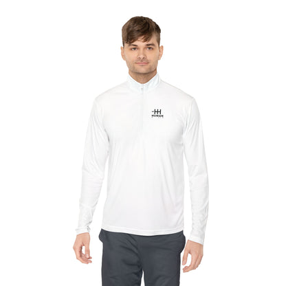 Not Human - Unisex Quarter-Zip Duality Pullover