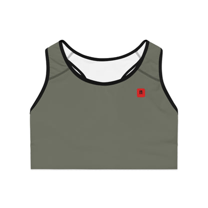 Green /Red Stylish Sports Bra for Comfort and Performance