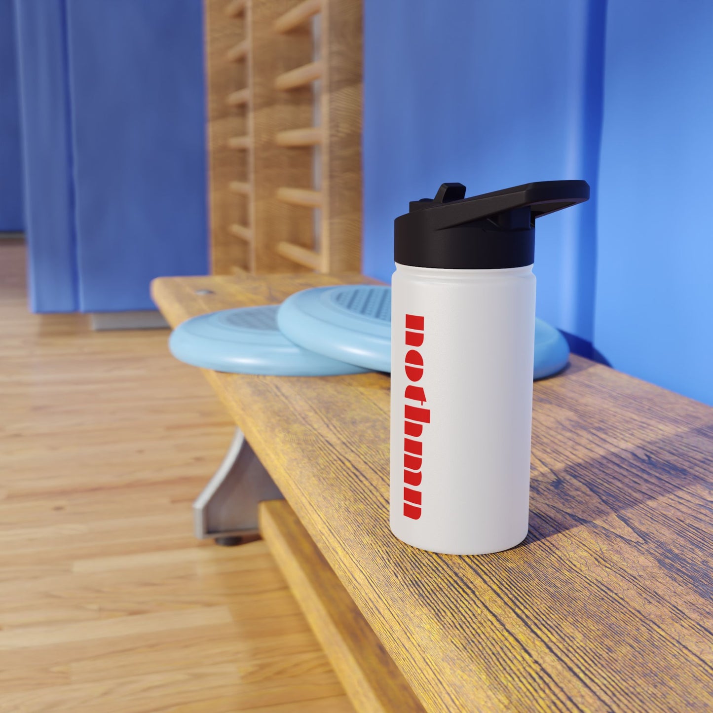 White Sleek Stainless Steel Water Bottle, Insulated Drinkware, Travel Mug, Outdoor Sports Bottle, Eco-Friendly Hydration