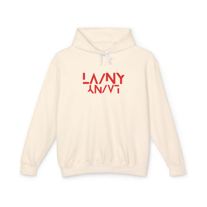 LA/NY - Unisex Lightweight Hooded Sweatshirt