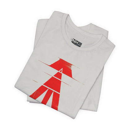 System Glitch Tee - Fitted Unisex Jersey Short Sleeve Tee