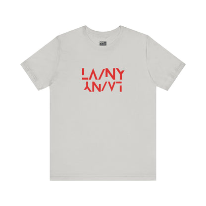 LA/NY - Fitted Unisex Jersey Short Sleeve Tee