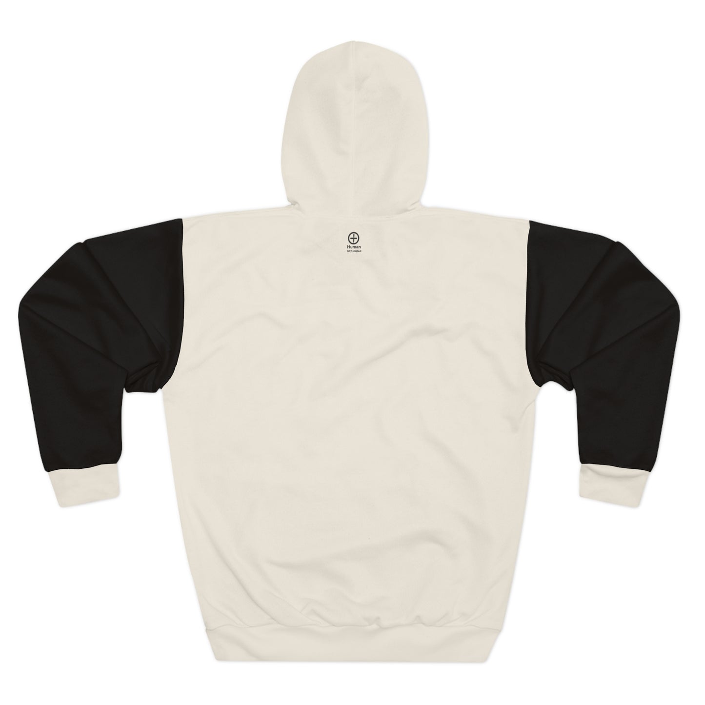 Minimalist Vintage Blk/Wht Unisex Pullover Hoodie